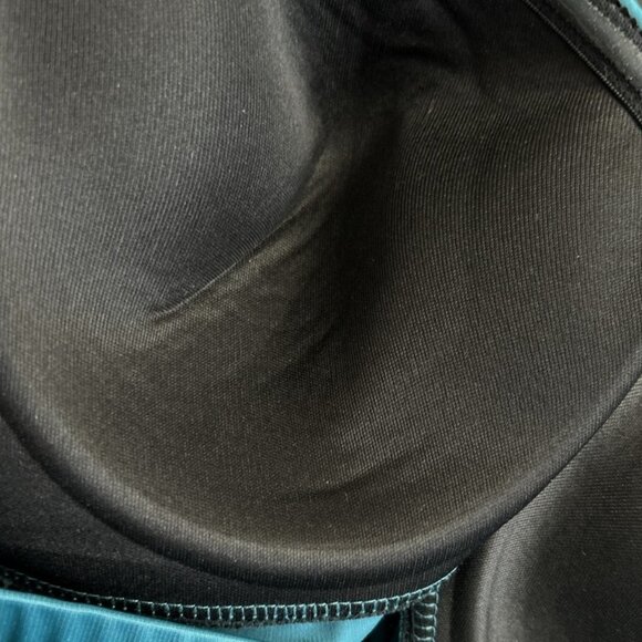 NWT Miraclesuit Blue Barcelona Strapless Swimsuit 12 Underwire Tummy Control - Picture 4 of 6